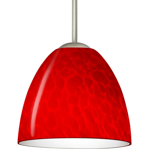 Sasha 1 Light Satin Nickel Cord Pendant Ceiling Light