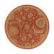 Ancient Treasures 96 inch Red and Brown Area Rug, Wool