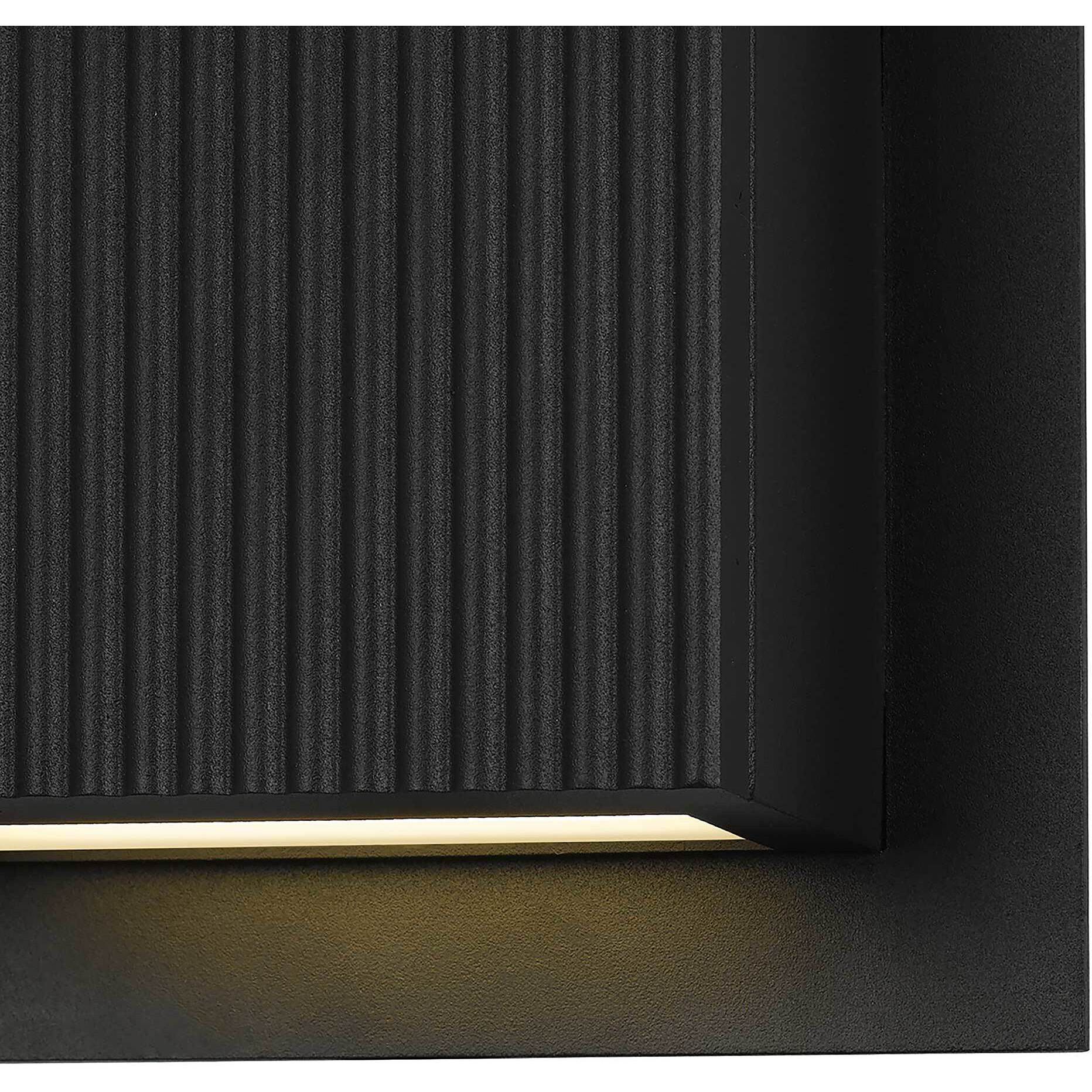 Miami LED 6.25 inch Sand Black Outdoor Wall Sconce