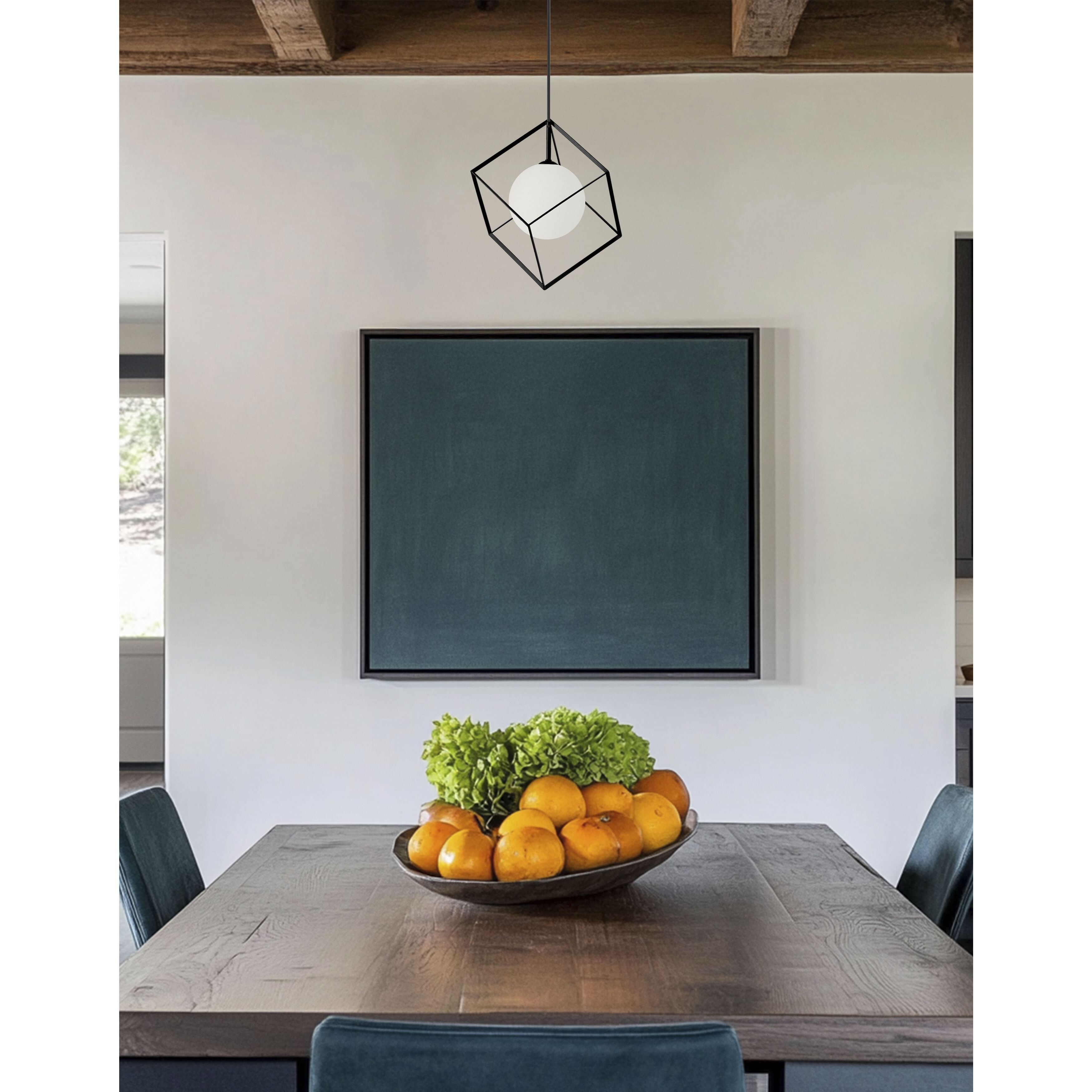 Thomson 1 Light 11 inch Matte Black Pendant Ceiling Light