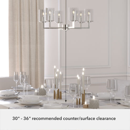 Kerrison 6 Light 24.5 inch Brushed Nickel Chandelier Ceiling Light