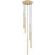Forest LED 12 inch Modern Gold Chandelier Ceiling Light