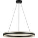 Drew & Jonathan Colt 1 Light 25.6 inch Midnight Black Chandelier Ceiling Light