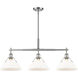 Yep Orwell Island Light Ceiling Light in Pewter, Opal Glass