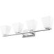Annalise 4 Light 32 inch Chrome Vanity Wall Light