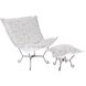 Syros Fog Outdoor Puff Scroll Chair