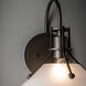 Henry Wall Sconce Wall Light in Oil Rubbed Bronze, Frosted