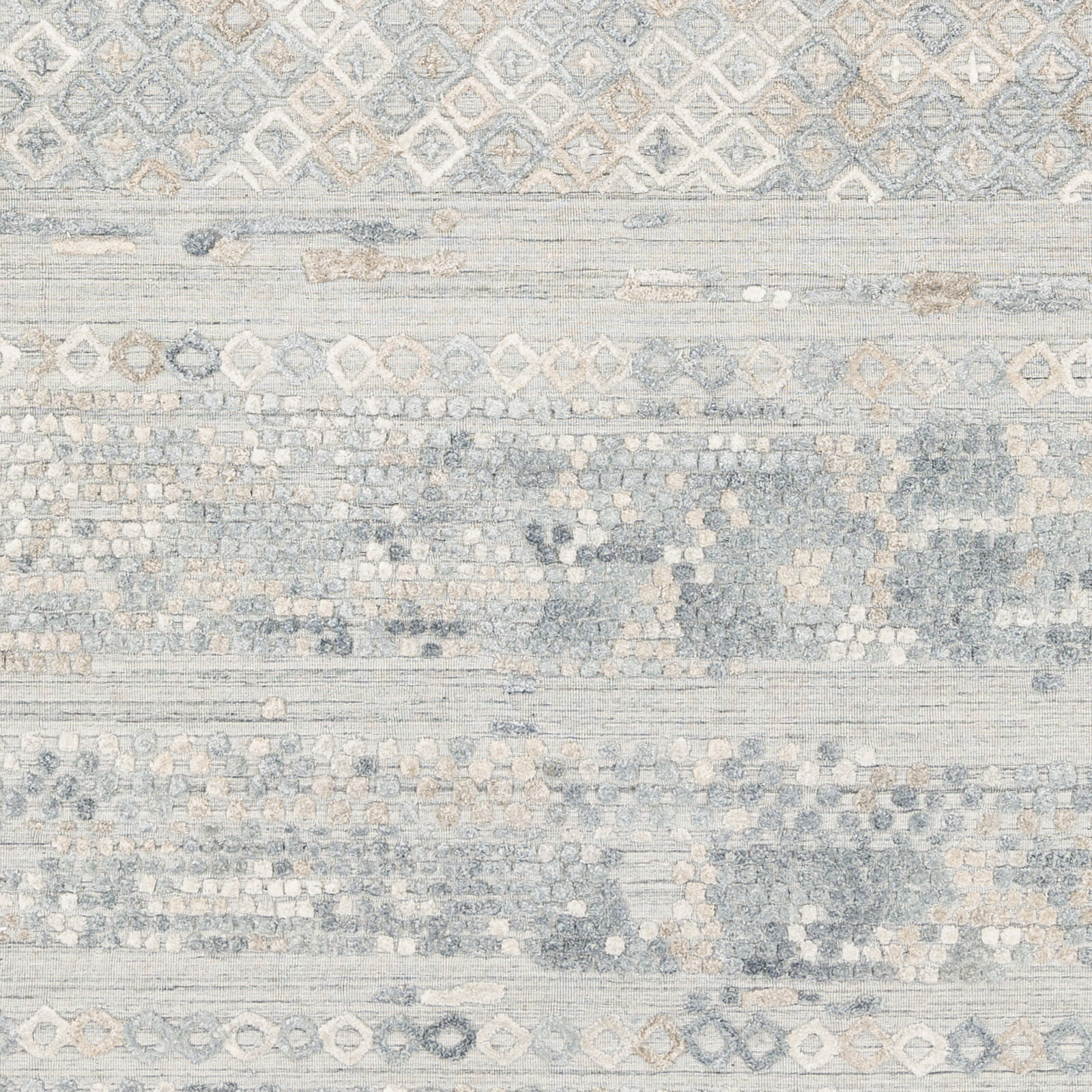 Makalu 72 X 48 inch Pale Blue Rug in 4 X 6, Rectangle
