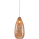 Rame 1 Light 5.5 inch Silver Multi-Drop Pendant Ceiling Light