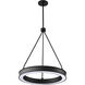 Longford LED 20.13 inch Textured Black Pendant Ceiling Light