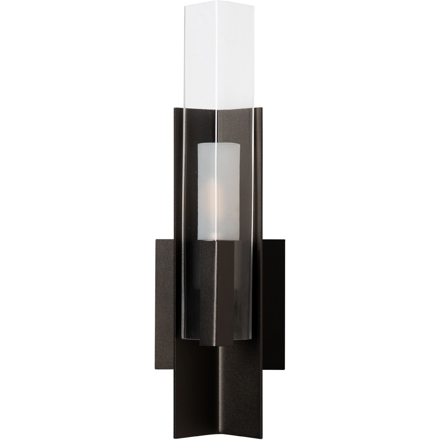 Summit Sconce Wall Light in Oil Rubbed Bronze, Clear