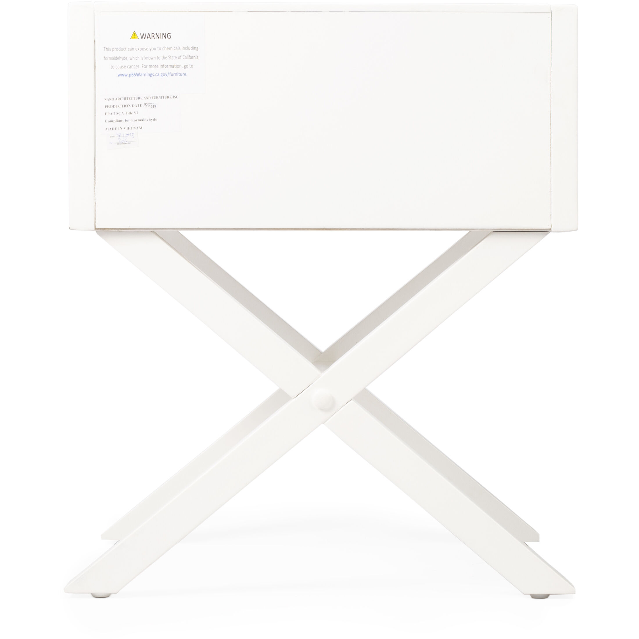 Lark White End or Side Table