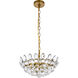 Emilia 3 Light 16 inch Brass Pendant Ceiling Light