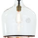 Demi John 1 Light 10 inch Clear Pendant Ceiling Light, Small