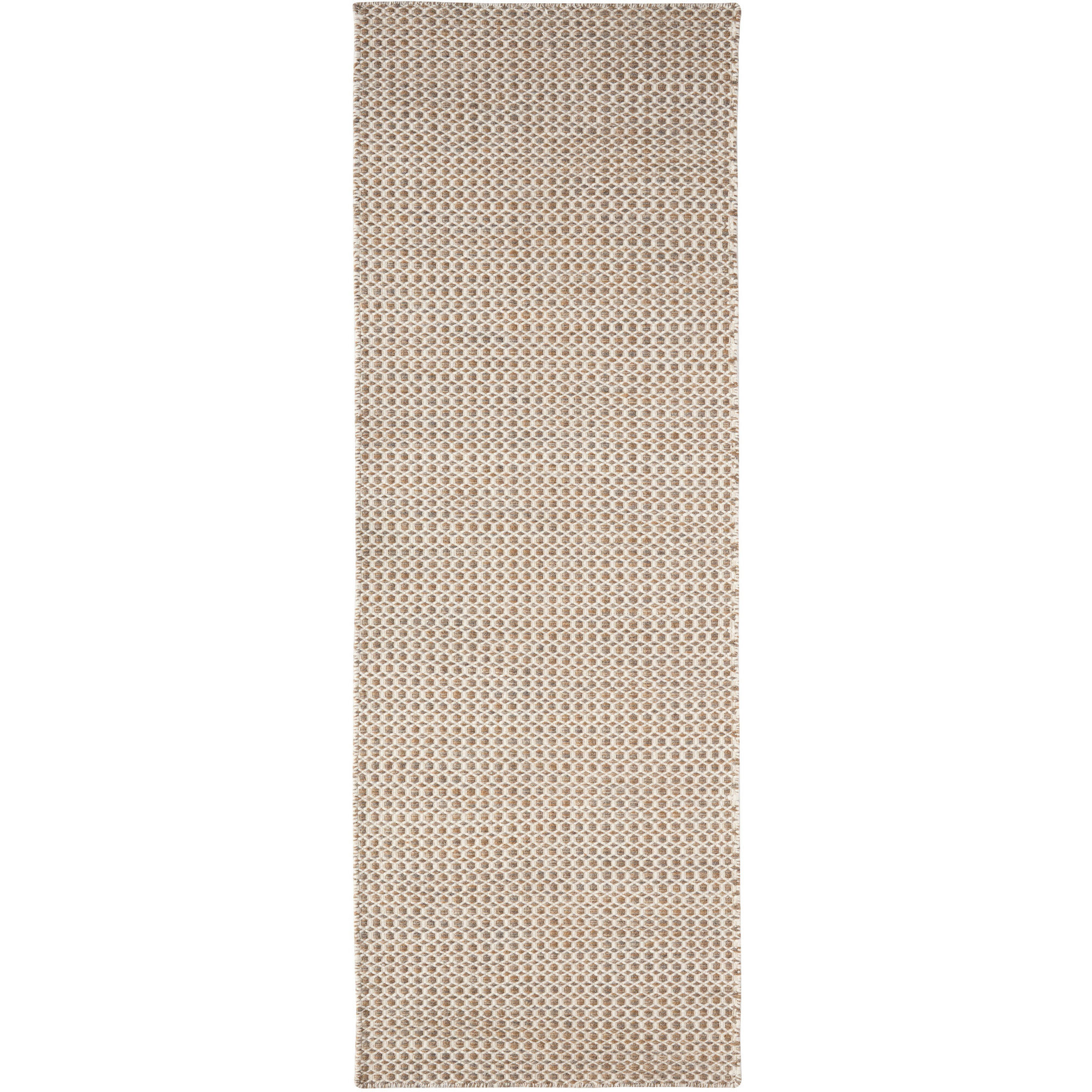 Deya Dark Brown and Ivory Indoor Rug