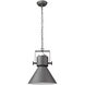 Crew 1 Light 18 inch Gray Pendant Ceiling Light