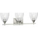 Drew & Jonathan Toffino 3 Light 26 inch Brushed Nickel Vanity Light Wall Light
