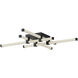 Blade LED 34.13 inch Black Flush Mount Ceiling Light
