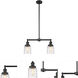 Franklin Restoration Bell 2 Light 21 inch Matte Black Island Light Ceiling Light