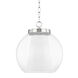 Sasha LED 15 inch Polished Nickel Pendant Ceiling Light