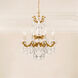 La Scala 8 Light 25 inch Heirloom Gold Chandelier Ceiling Light in Heritage, Heirloom Gold Cast