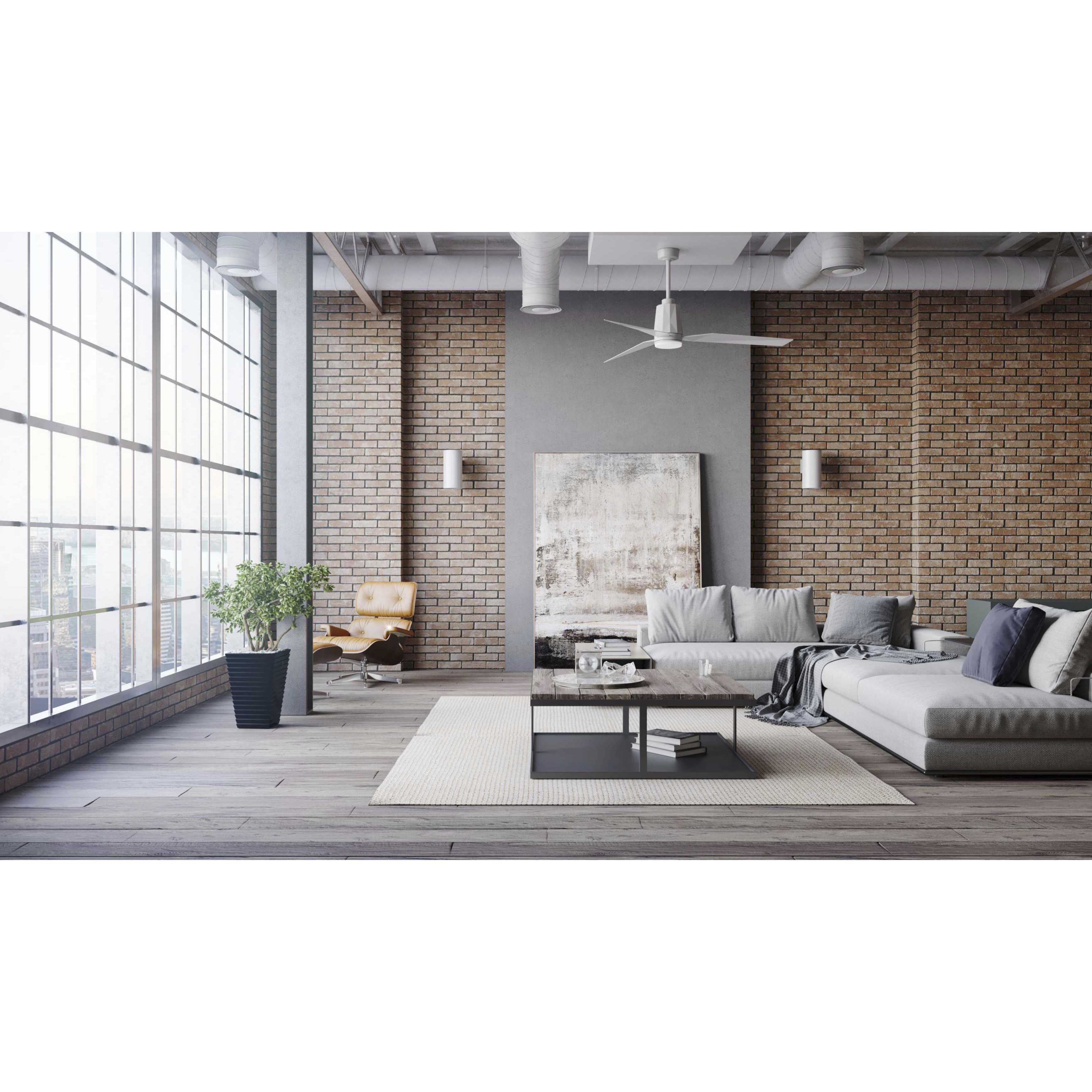 Cylinder Outdoor Wall Cylinder in White, LED Lamping, Progress LED