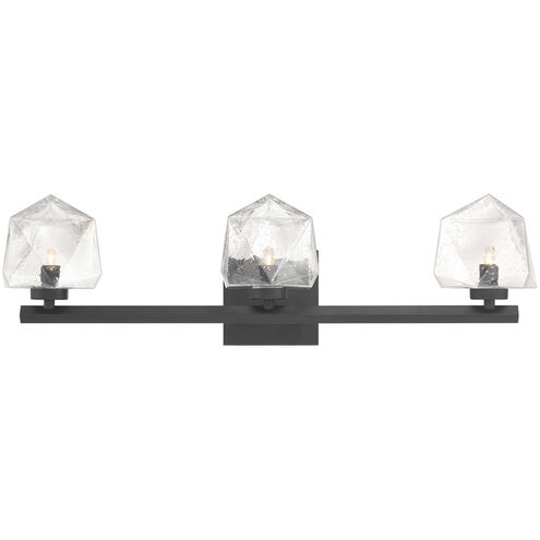 Castello LED 25 inch Matte Black Bathroom Vanity Light Wall Light