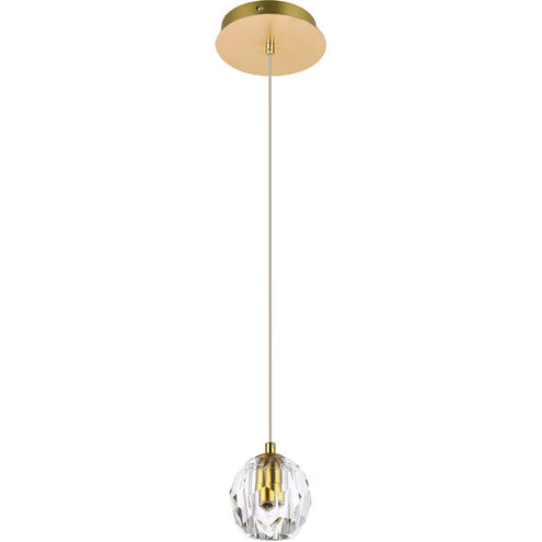 Eren 1 Light 6 inch Gold Pendant Ceiling Light