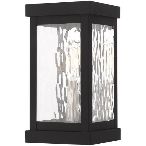 Hopewell 1 Light 10 inch Black Outdoor Wall Lantern