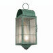 Durham 1 Light 20.5 inch Verde Green Outdoor Sconce in Seedy Glass, Brass Traditions by Innovations Lighting