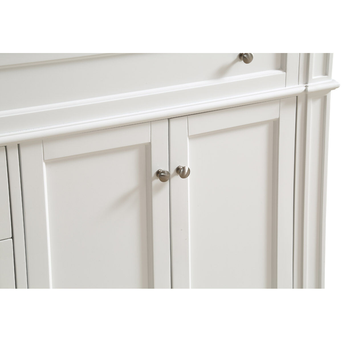 Park Avenue 40 X 35 inch White with Carrara White Marble Vanity Set