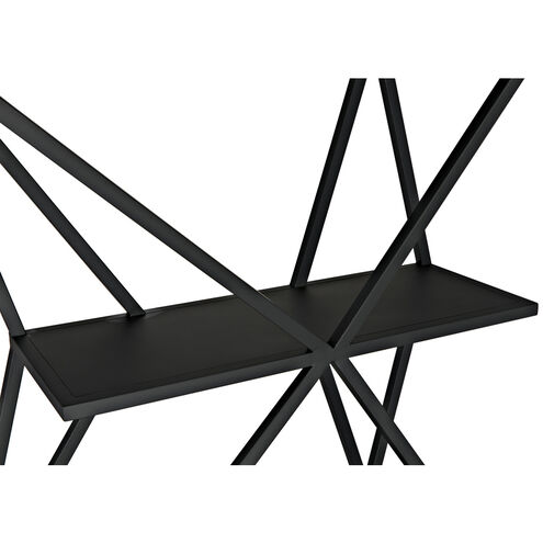 Sutro 80 X 36 X 18 inch Matte Black Shelf