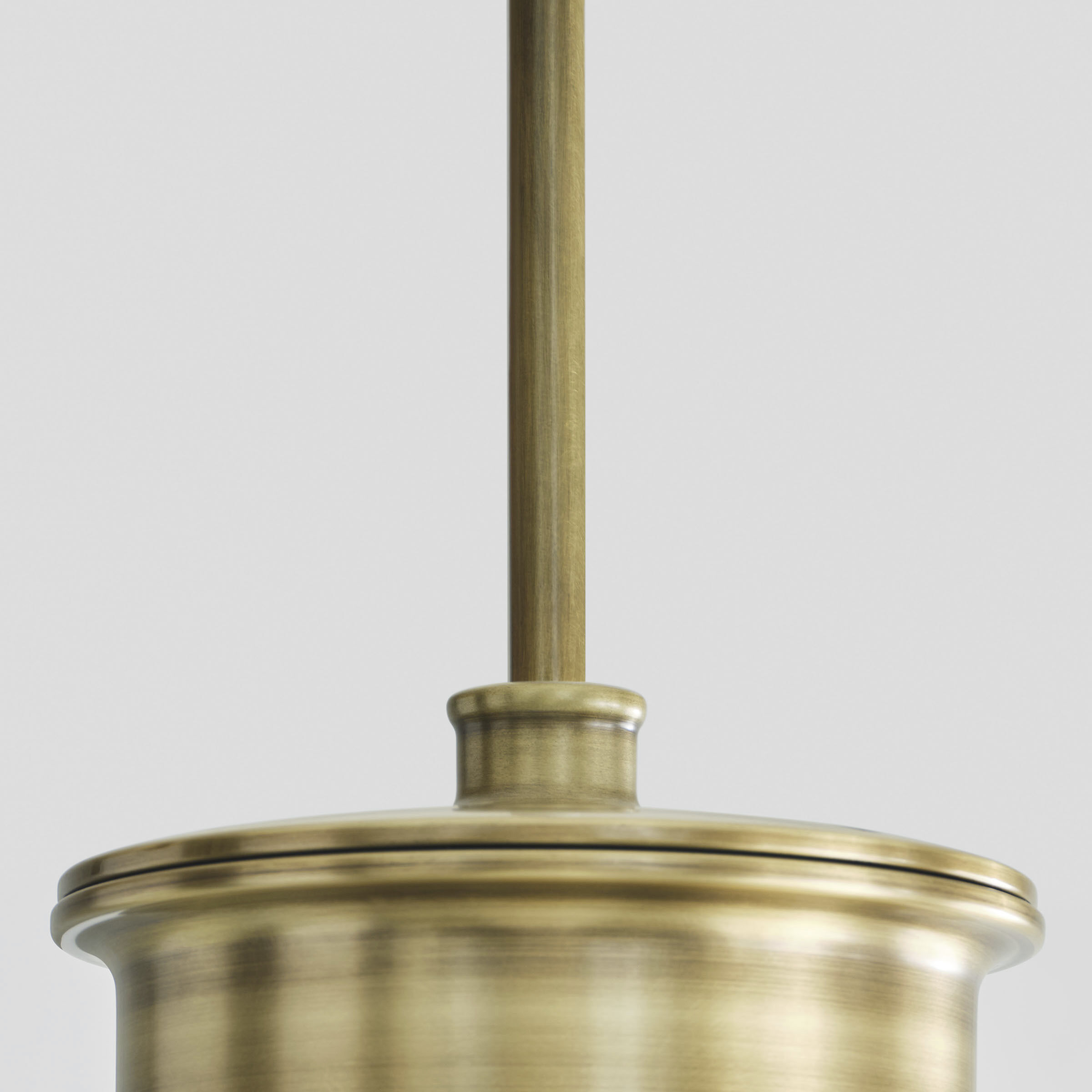 Subway 56 inch Hand Rubbed Antique Brass with Matte White Blades Indoor/Outdoor Ceiling Fan in Hand-Rubbed Antique Brass