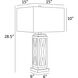 Ravenswood 28.5 inch 100.00 watt Black Table Lamp Portable Light