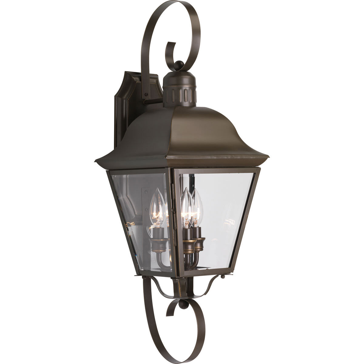 Winona 3 Light 26 inch Antique Bronze Outdoor Wall Lantern