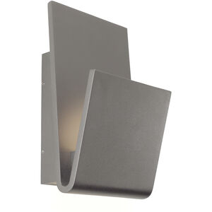 Logan LED 16 inch Gray Outdoor Wall Sconce