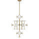 Amani 15 Light 30 inch Royal Gold Chandelier Ceiling Light