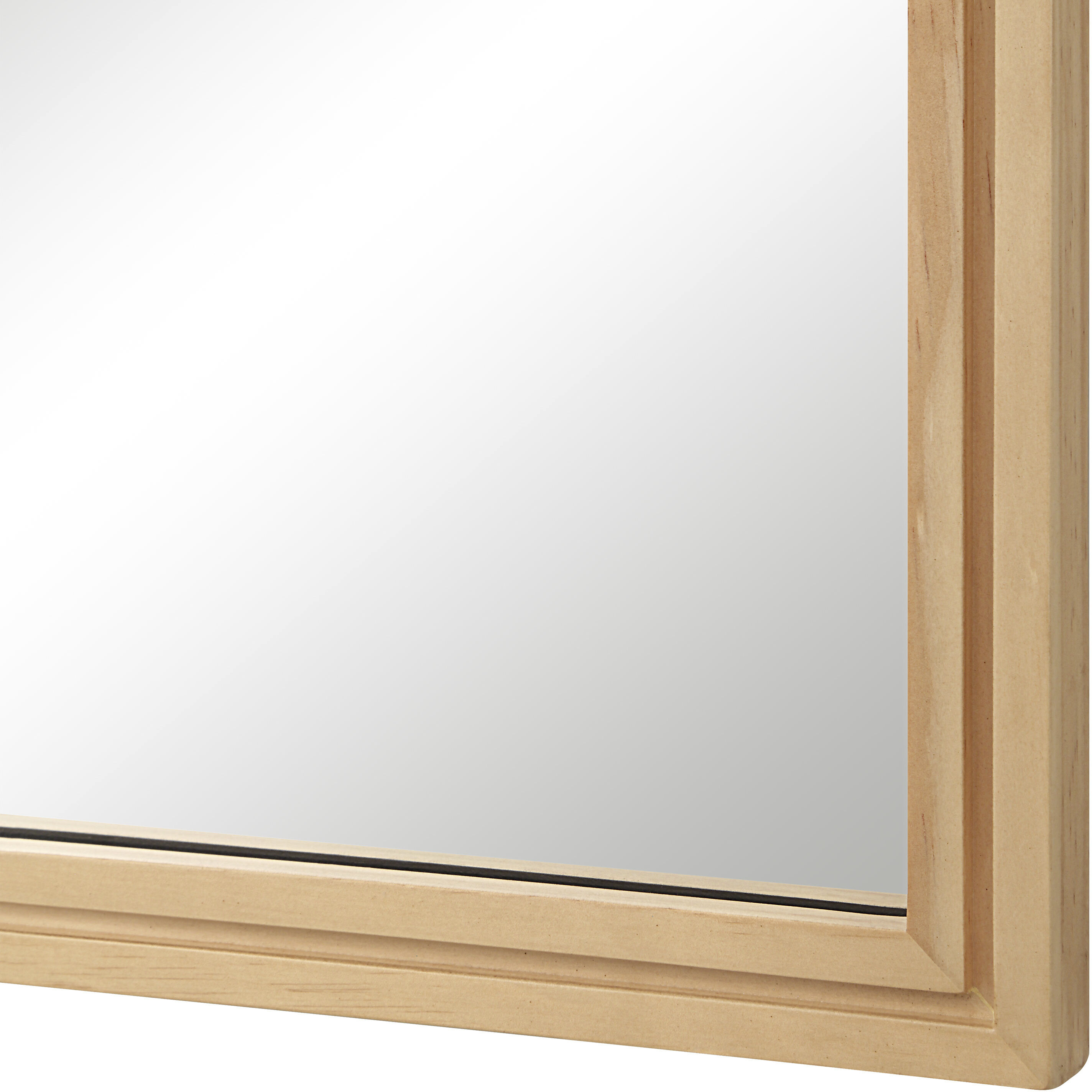 Canas 40 X 24 inch Natural Wall Mirror