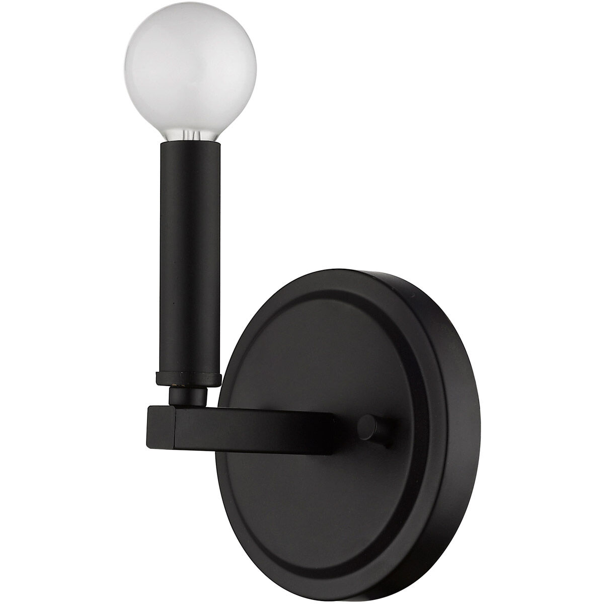 Sawyer 1 Light 5 inch Matte Black Sconce Wall Light