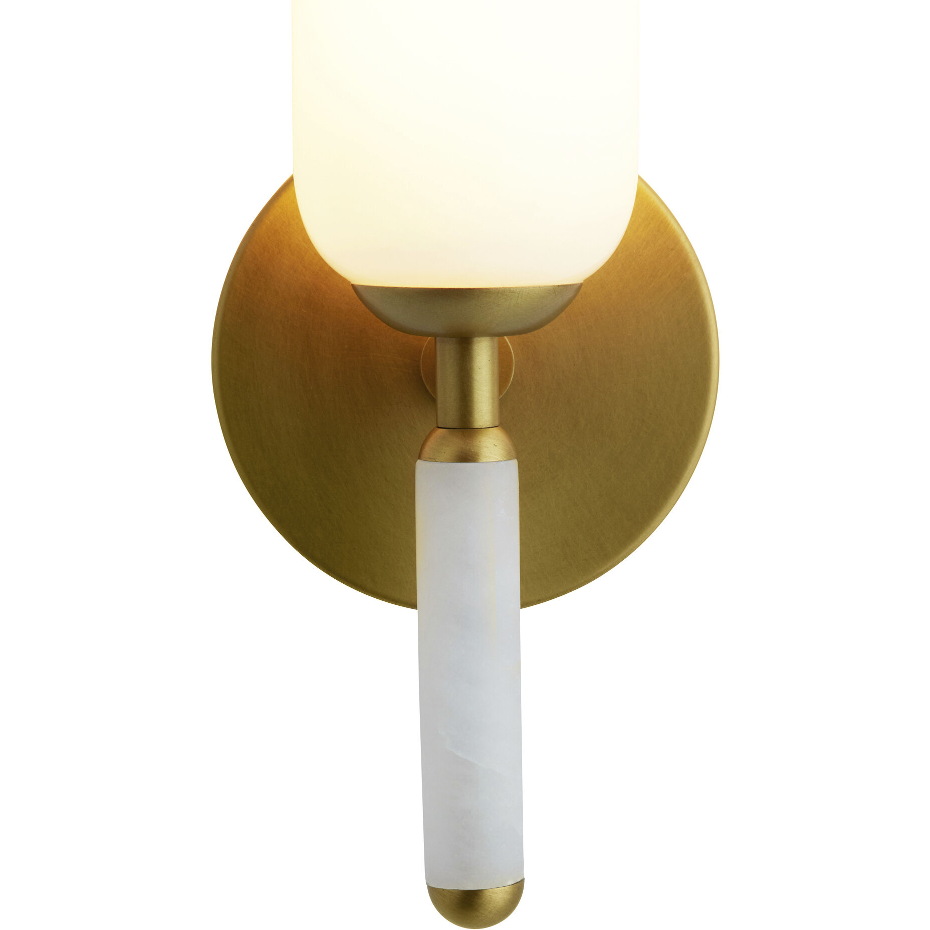 Norwalk 1 Light 5 inch Opal and Antique Brass Sconce Wall Light
