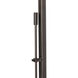 Quill 76.8 inch 25.00 watt Dark Smoke with Modern Brass Torchiere Portable Light in Dark Smoke/Modern Brass