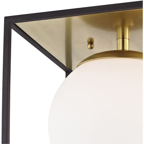 Aira 1 Light 10 inch Aged Brass Flush Mount Ceiling Light