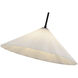 Alora Mood Serena 1 Light 20.5 inch Matte Black Pendant Ceiling Light