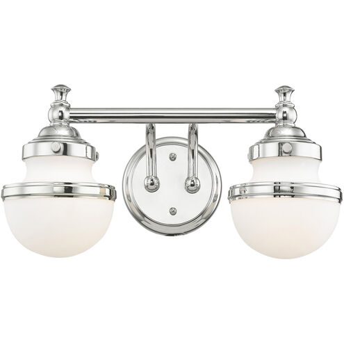 Oldwick 2 Light 15 inch Polished Chrome Bath Vanity Wall Light
