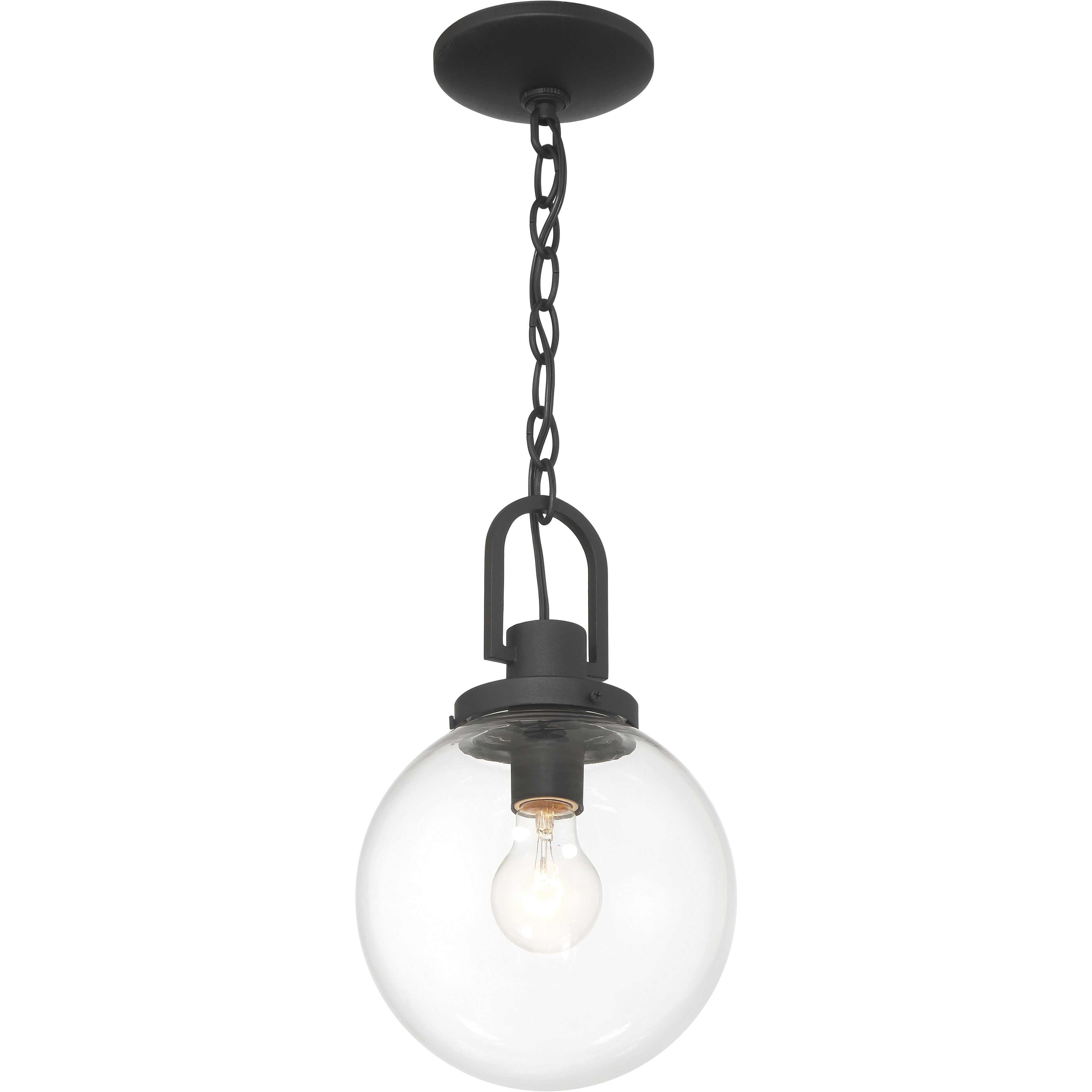 Wenston 1 Light 8 inch Sand Coal Outdoor Pendant, Great Outdoors