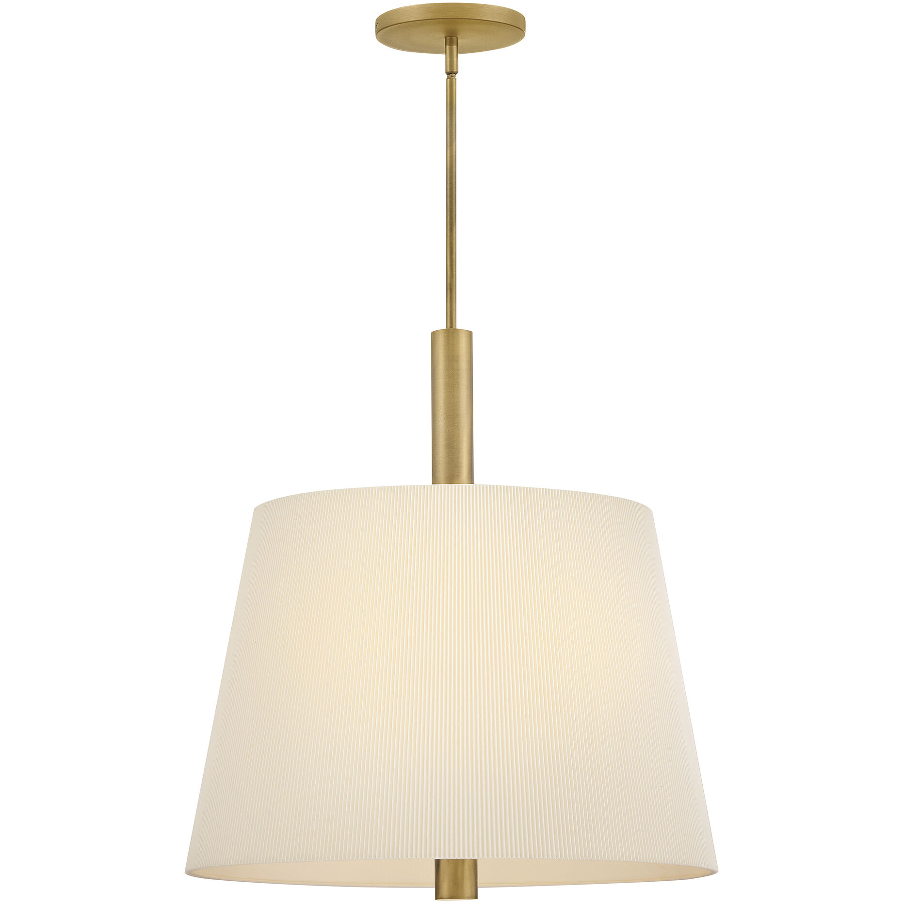 Clive 5 Light 24 inch Heritage Brass Chandelier Ceiling Light