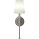 Kleine 1 Light 5.75 inch Brushed Nickel Wall Sconce Wall Light