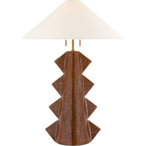 Kelly Wearstler Senso 33 inch 60 watt Autumn Copper Table Lamp Portable Light, Large