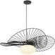 Langley 1 Light 32.25 inch Dark Matte Black Pendant Ceiling Light