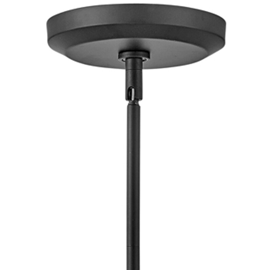 Lisa McDennon Luca 5 Light 28 inch Black Indoor Chandelier Ceiling Light in Black / Camel Rattan, Convertible